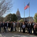 TAAA Board meets at Sid Miller's Office for lunch after Capitol visits with State Legislators.