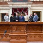 TAAA Board Members with Speaker of the House Dustin Burrows